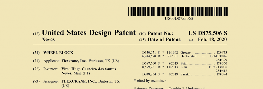New US Design Patent D875,506